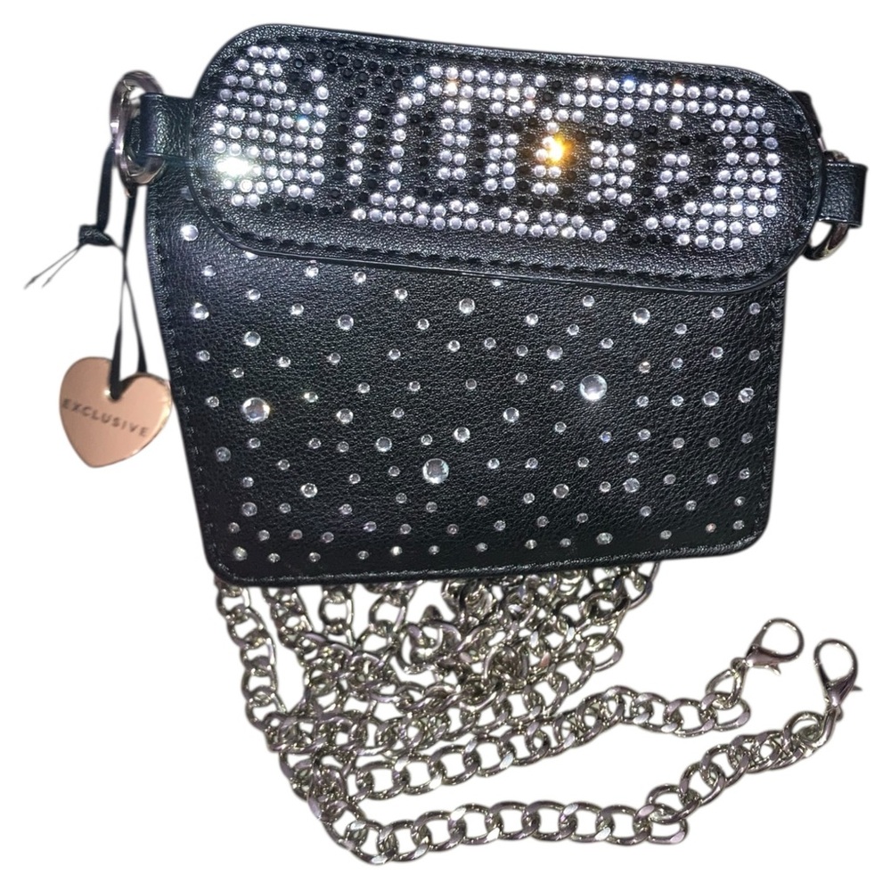 NEW $42 Juicy Couture All That Glitters Black Crossbody Bag - Picture 3 of 8